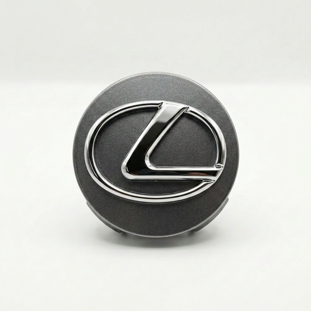 Lexus Center Caps Gunmetal Grey Chrome