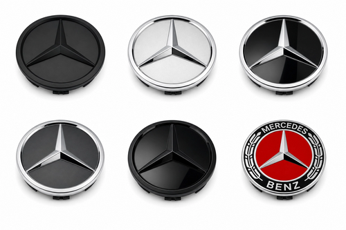 Mercedes-Benz Center Caps - All 6 Styles