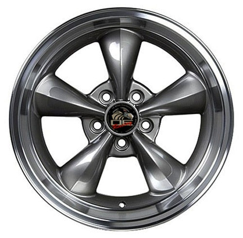 OE FR01 Gloss Anthracite Machined Lip [5x114.3] Wheel